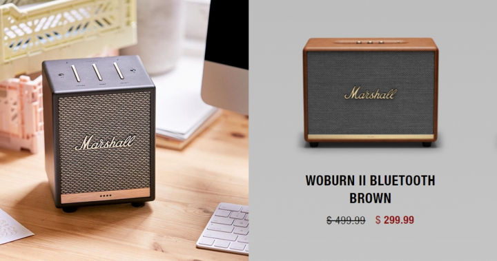 美國黑五折扣✈ Marshall 三大明星款限時超優惠! 全台缺貨搶爆 攜帶式藍牙喇叭  by Belle.J美國代購 | Go1Buy1
